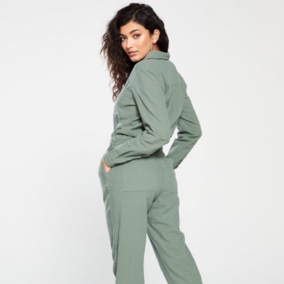 Vero Moda Cotton Utility Jumpsuit - Picture 7 of 14